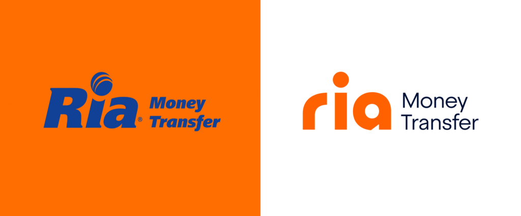 ria money transfer logo before after