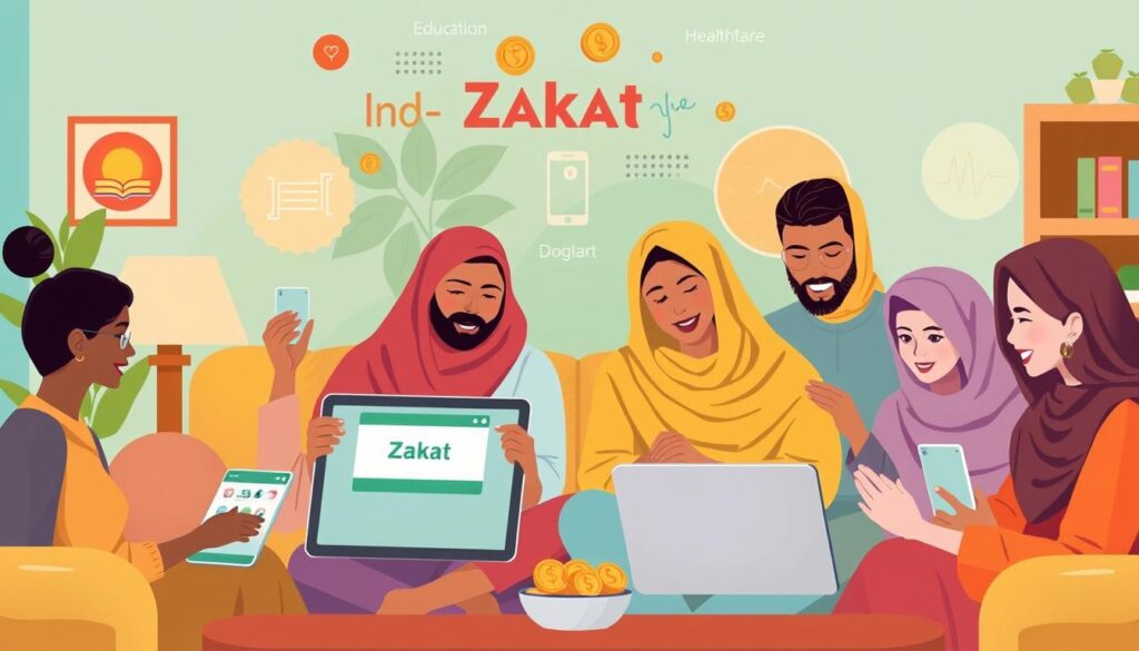 Zakat distribution online