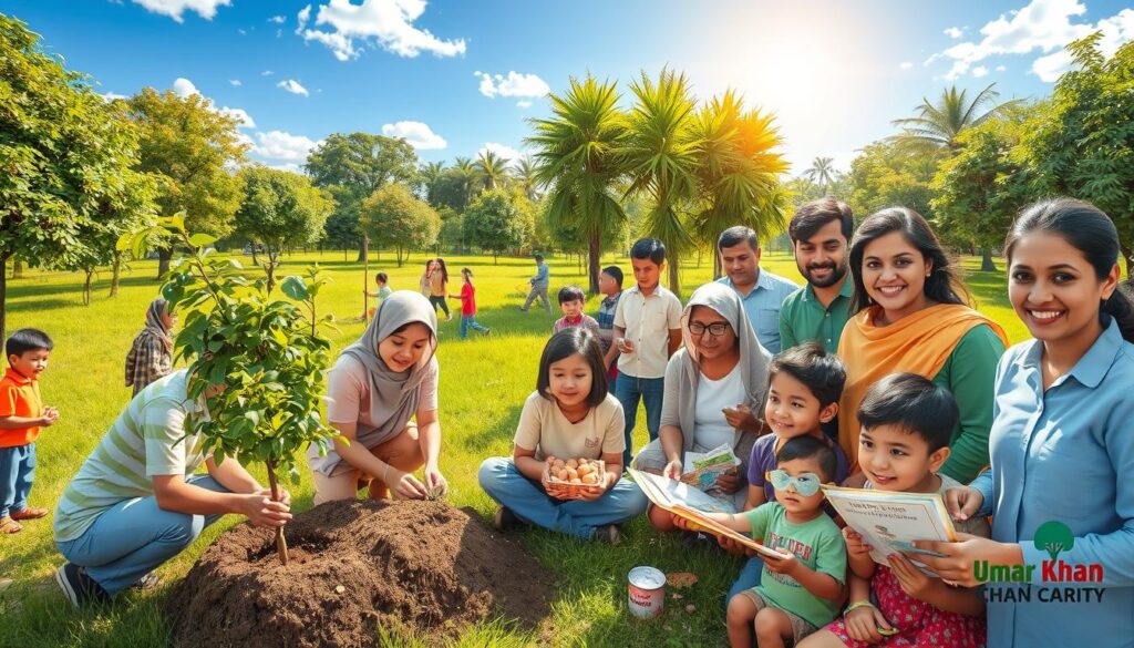volunteering and giving back
