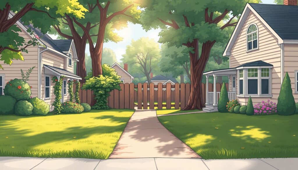 neighbor property boundaries